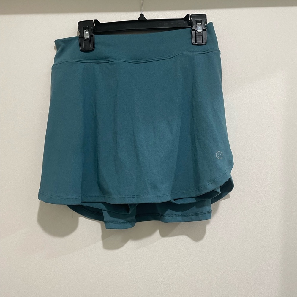 Gilly Hicks Blue Mini Skater Skirt for Athletic Casual Occasions